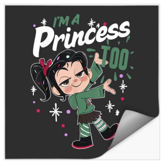 Disneyss Wreck It Ralph 2 Princess Logo Graphic Stickers