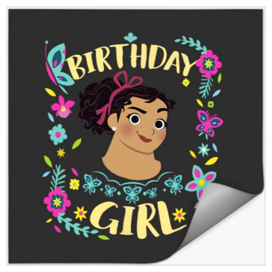 Disney Encanto Luisa Birthday Girl Portrait Stickers