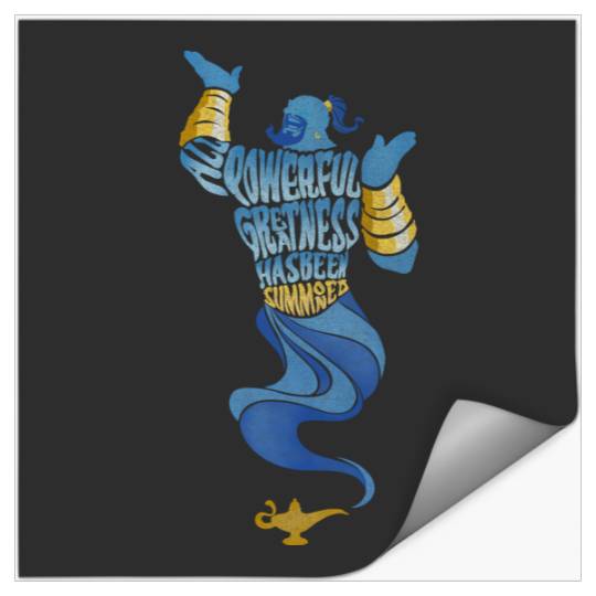 Disney Aladdin Live Action Powerful Genie Stickers