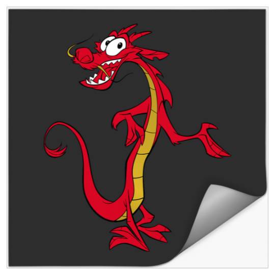 Disney Mulan Mushu Dragon Stickers