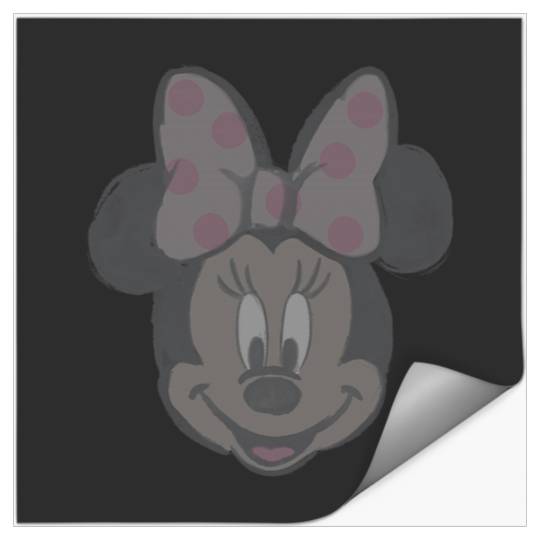 Disney Minnie Mouse  Cutie Pastel Polka Dot Sketch Stickers
