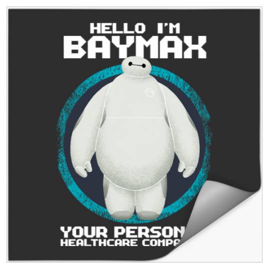 Disney Big Hero 6 Hello I'm Baymax Graphic Stickers