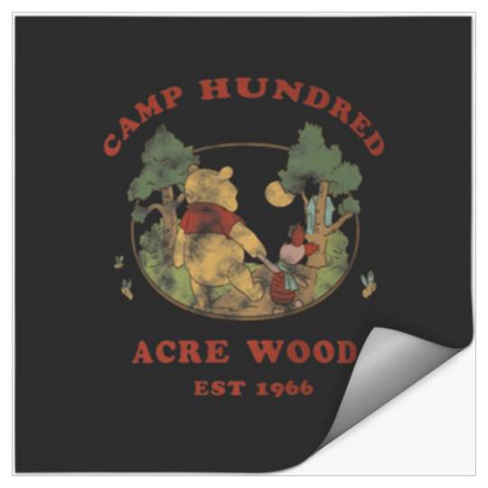 Disney Winnie The Pooh Piglet Walking Camp 100 A Stickers