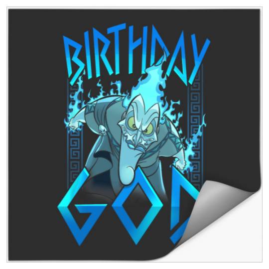 Disney Villains Hades Birthday God Stickers
