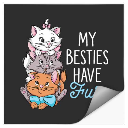 Disney - The Aristocrats My Besties Have Fur Stickers