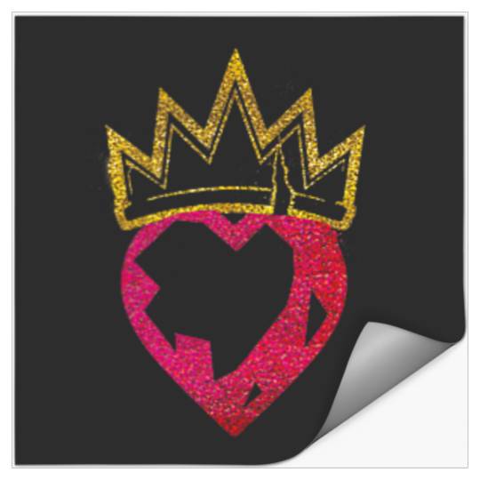 Disney Descendants 2 Evie Heart Crown Stickers