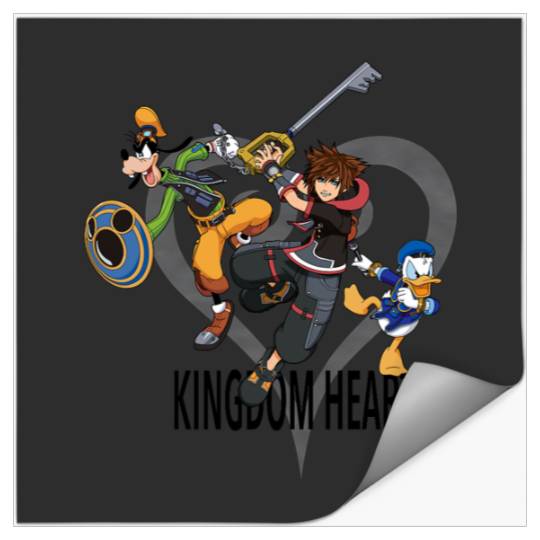 Disney Kingdom Hearts III Sora Donald and Goofy Stickers