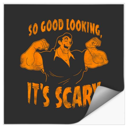 Disney Beauty And The Beast Gaston So Good Looking Halloween Stickers