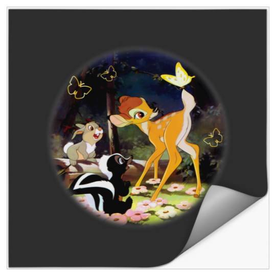 Disney Bambi Circle Stickers