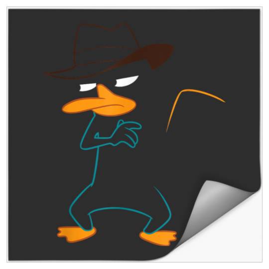 Disneyss Phineas And Ferb Agent P Undercover Outline shots Stickers