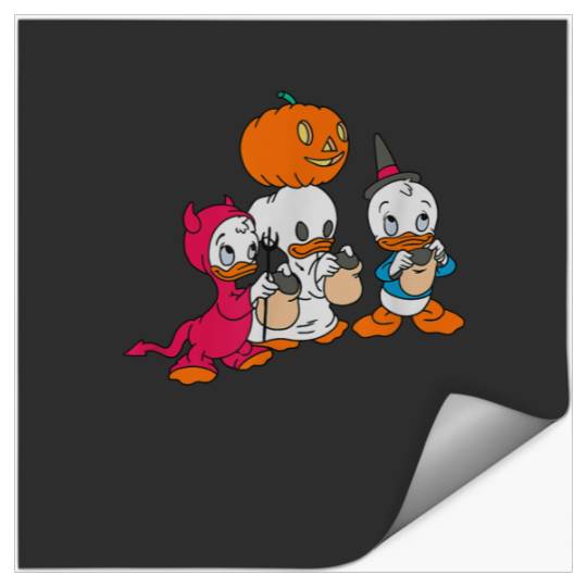 Disney DuckTales Halloween Trick Or Treat Costum Stickers
