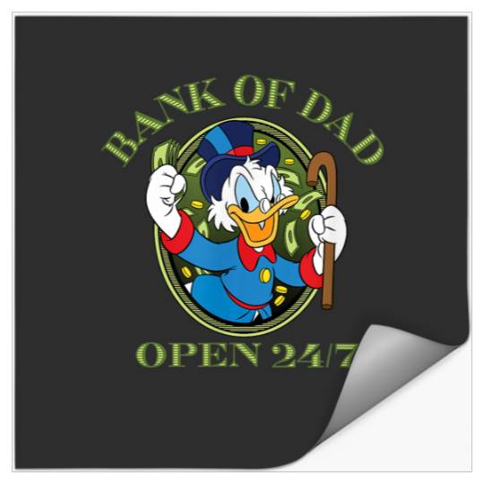 Disney DuckTales Bank of Dad Stickers