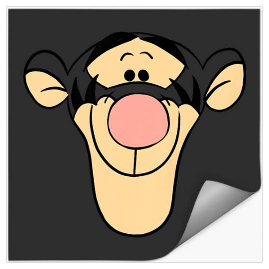 Kids Disneyss Winnie The Pooh Tigger Big Happy Faces Toddler Stickers