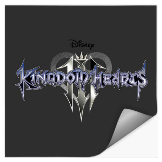 Disneyss Kingdom Hearts Iii Logo Stickers