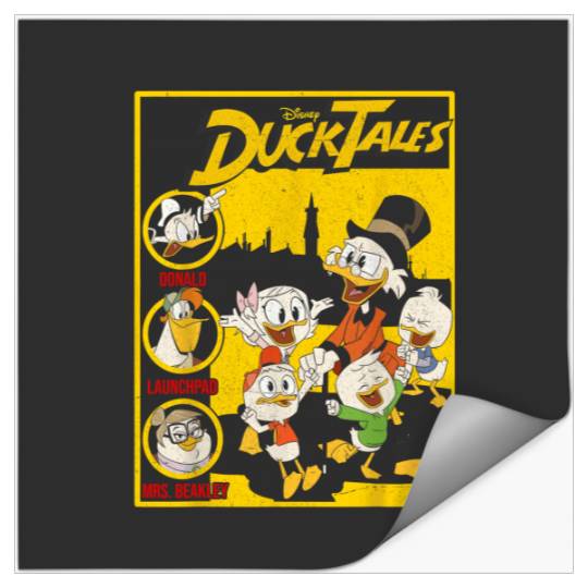 Disney DuckTales Comic Book Cover Stickers