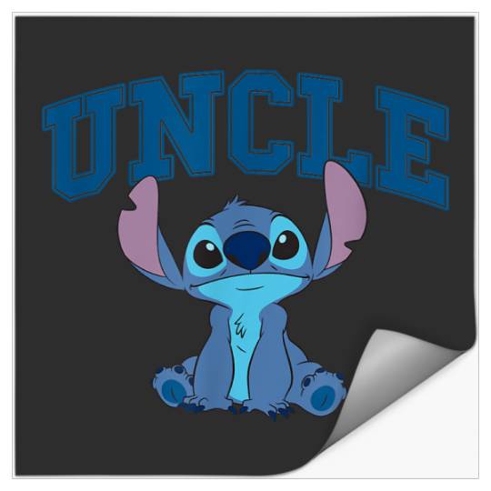 Disney Lilo Stitch Uncle Sitting Stitch Father's Day Stickers