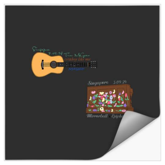 Singapore N6 Eras Tour Surprise Songs PackActive Stickers