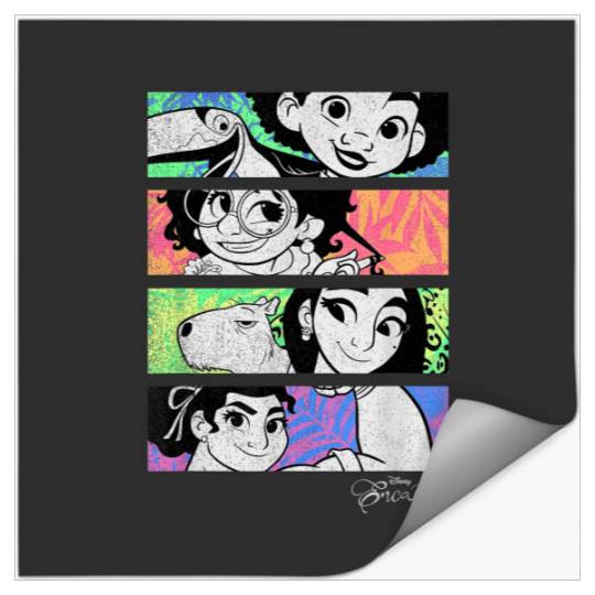 Disney Encanto Family Group Shot Panels Stickers