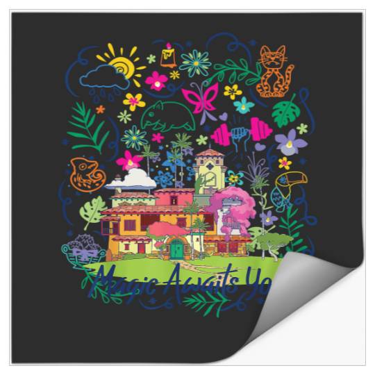 Disney Encanto Magic Awaits you Casa Madrigal T- Stickers