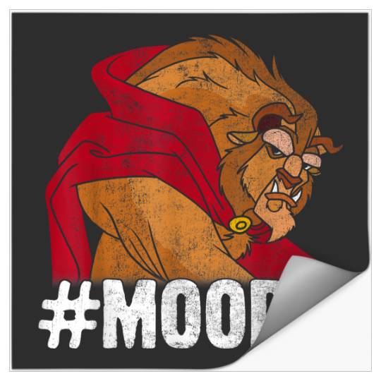 Disneyss Beauty And The Beast moody Beast Grumpy Portrait Stickers