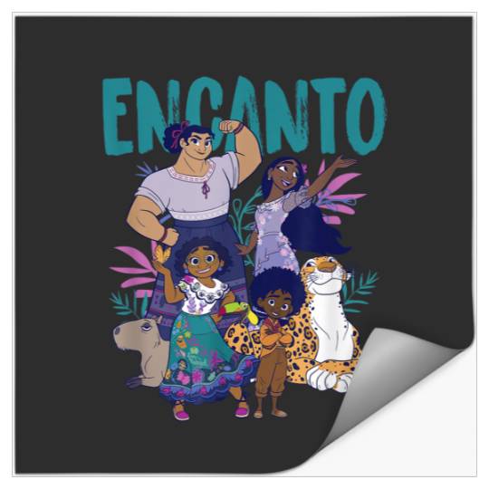 Disney Encanto Group Shot Logo Stickers