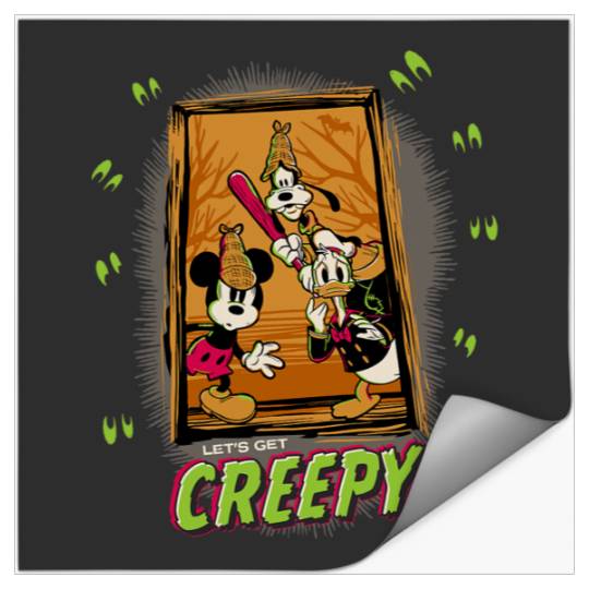 Disney Mickey And Friends Halloween Let's Get Creepy Stickers