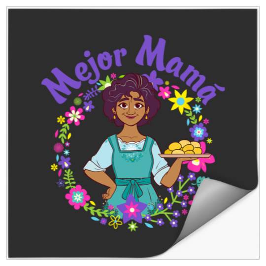 Disney Encanto Julieta Madrigal Mejor Mamá Portrait Stickers