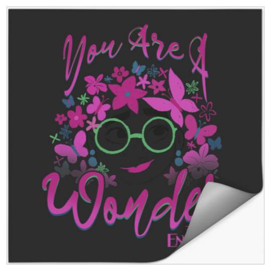 Disney Encanto Mirabel You Are A Wonder Floral Butterflies Stickers