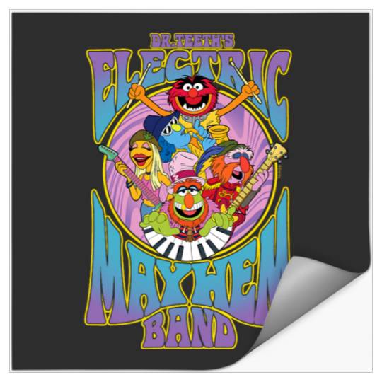 Disney - The Muppets Dr Teeth's Electric Mayhem Band Stickers