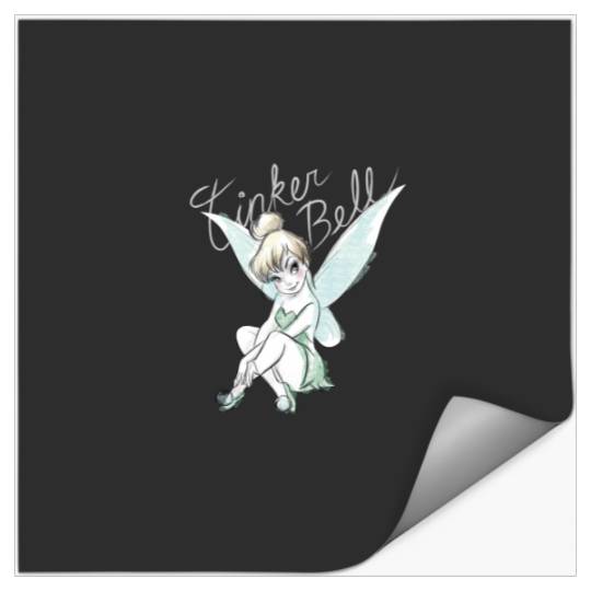 Disneyss Tinker Bell Sitting Stickers