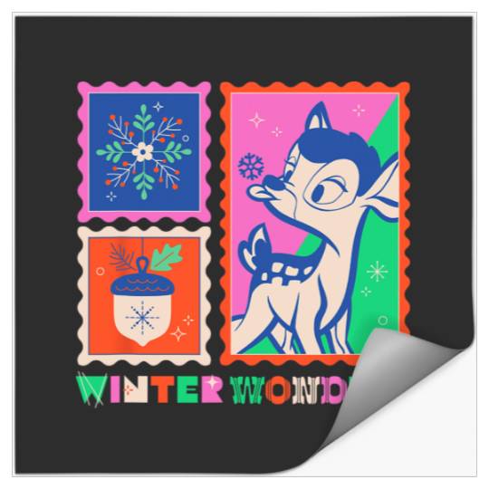 Disney Bambi Christmas Winter Wonders  Stamps Stickers