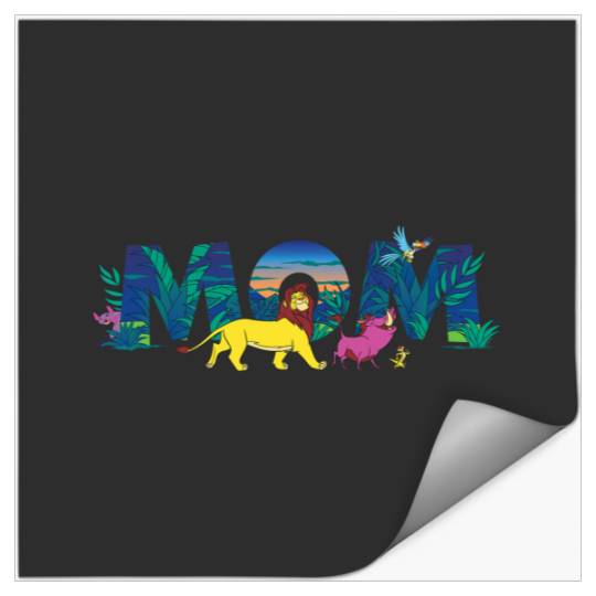 Disney The Lion King Simba & Pals Mom Mother’s Day Birthday Stickers