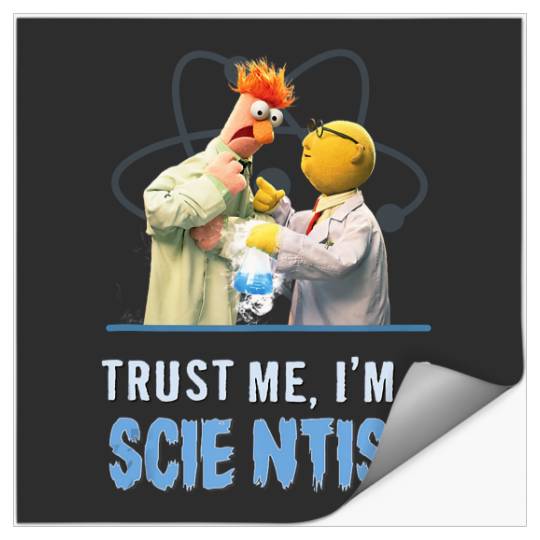 Disney The Muppets Trust Me Im A Scientist Bunsen Beaker Tank Top Stickers