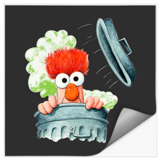 Disney The Muppets Beaker Hiding In Big Chest Portrait Stickers