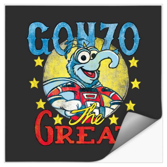 Disney The Muppets Gonzo The Great Distressed Chest Poster Stickers