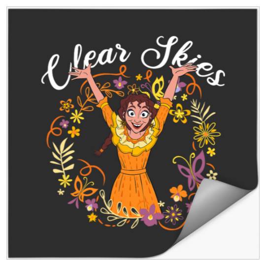 Disney Encanto Pepa Clear Skies Floral Stickers