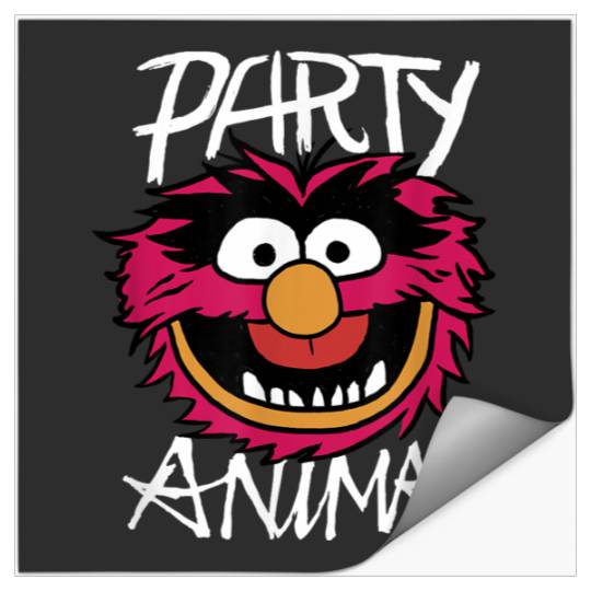 Disneyss The Muppets Party Animal Vintages Drummer Logo Poster Stickers