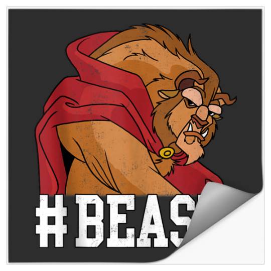 Disneyss Beauty And The Beast beast Big Faces Portrait Stickers