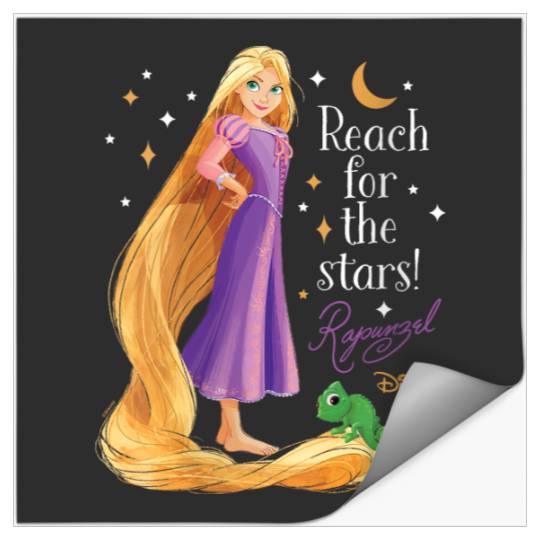 Womens Disney Princess - Rapunzel Reach For The Stars Stickers