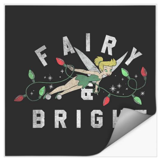 Disneyss Peter Pan Tinker Bell Christmas Lights Fairy Bright Stickers