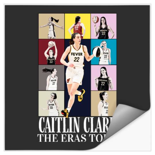 Discover Indiana Caitlin Clark The Eras Tour Women Basketball Stickers