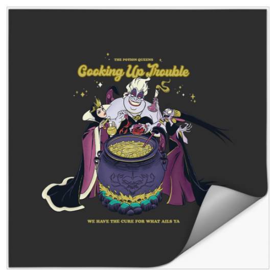Disney Villains for Hire Potion Queens Cooking Up Trouble Stickers