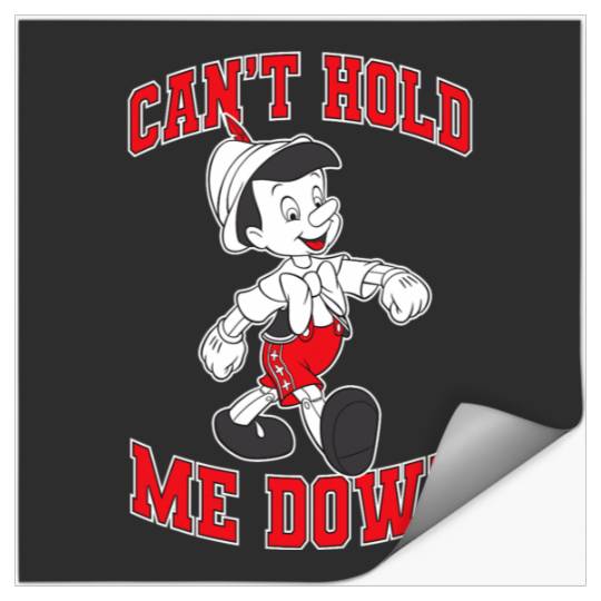 Disney Pinocchio Can't Hold Me Down  Portrait Stickers