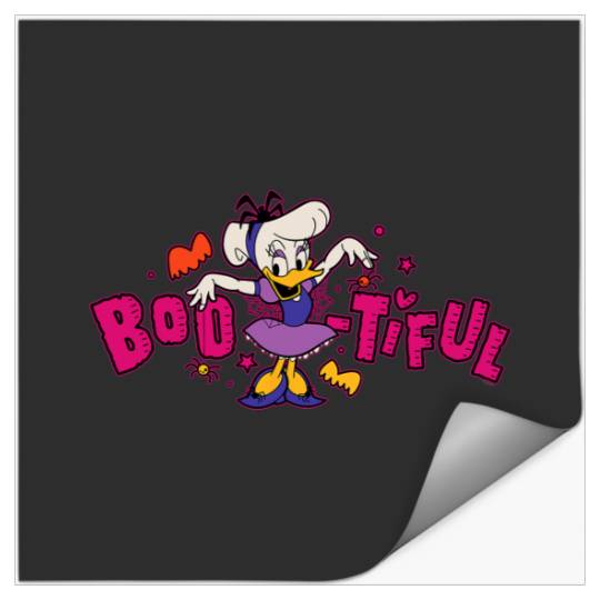 Disney Daisy Duck in Costume BOO-tiful Spooky Cute Halloween Stickers