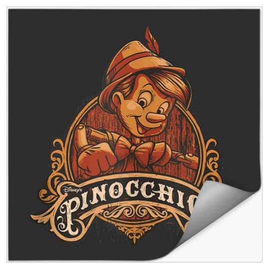 Disneyss Pinocchio Character Poster Stickers