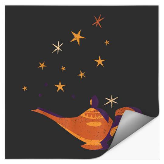 Disneyss Aladdin Magic Starry Lamp Stickers