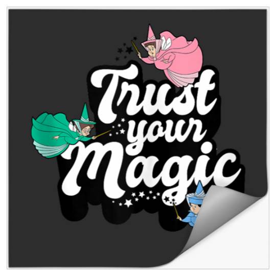 Disneyss Sleeping Beauty Vintages Trust Your Magic Fairies Stickers