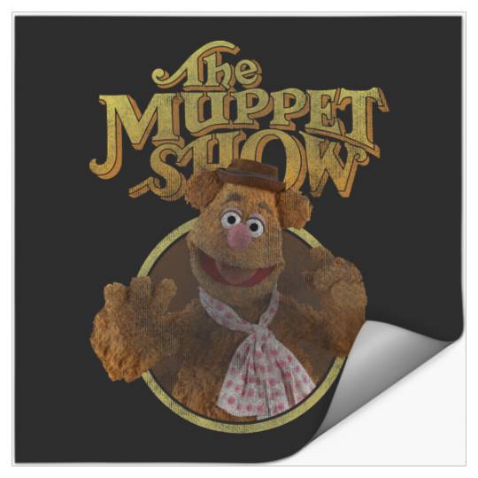 Disney The Muppets Show Fozzie Bear Distressed Chest Poster Stickers