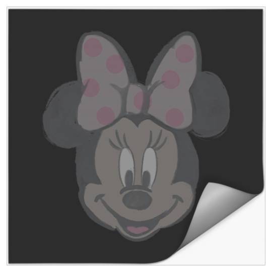 Disney Minnie Mouse  Cutie Pastel Polka Dot Sketch Stickers