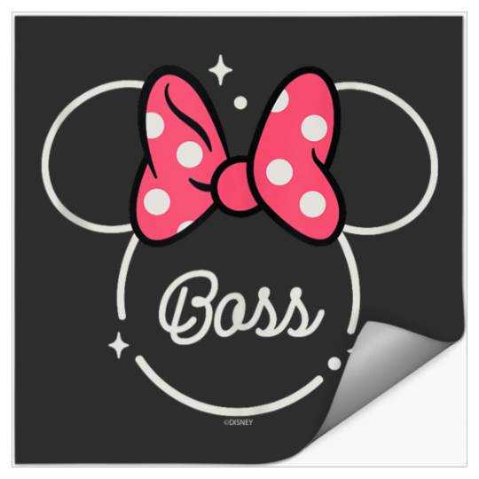 Disneyss Minnie Mouse Boss Head Icon Magic Employer Gift Stickers